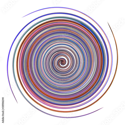 3d render of a spiral