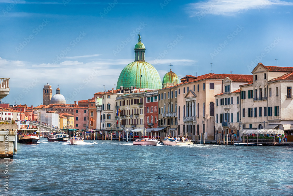 Scenic view of the Grand Canal in Venice, Italy