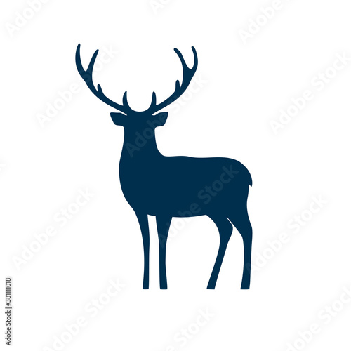 Deer vector illustration.