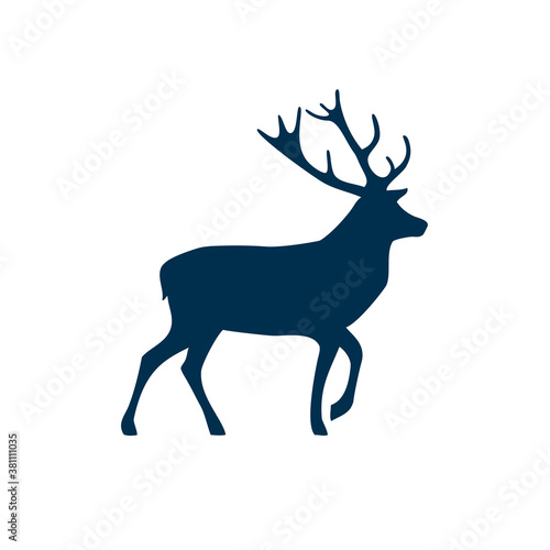 Deer vector illustration.