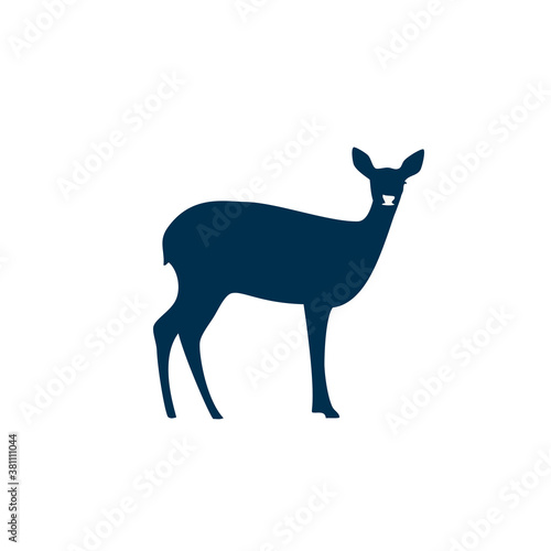 Deer vector illustration.