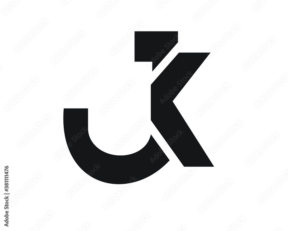 j and k creative logo design and monogram j and k creative logo design and monogram