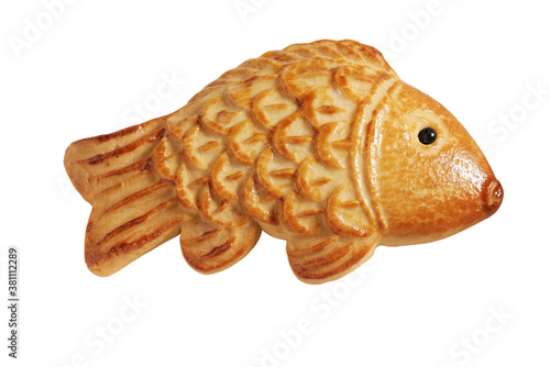 Hong Kong 2020 : Fish-shaped Moonlight Biscuits Without Background 