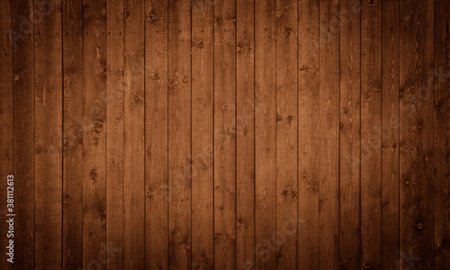 Natural brown wooden background texture
