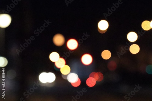 abstract lights at night