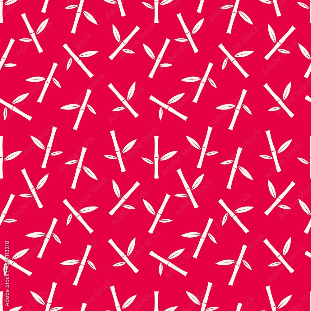 illustration vector graphic of bamboo leaves seamless pattern illustration vector graphic of bamboo leaves seamless pattern