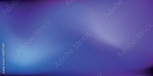 Abstract Blurred purple background. Beautiful violet and blue color gradient backdrop. Vector illustration for your graphic design, banner, poster, card or website