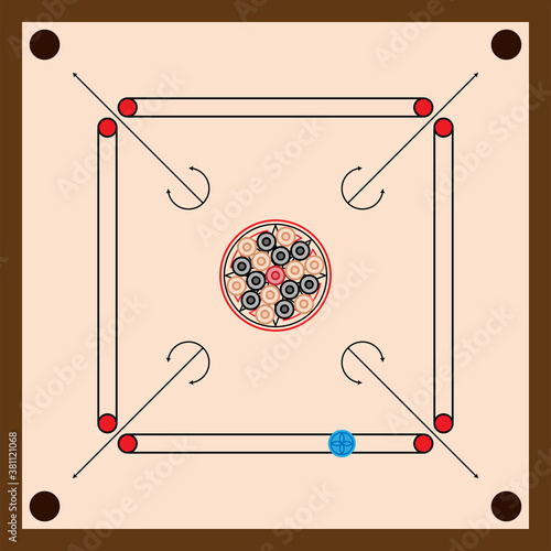 Carrom Board Icon