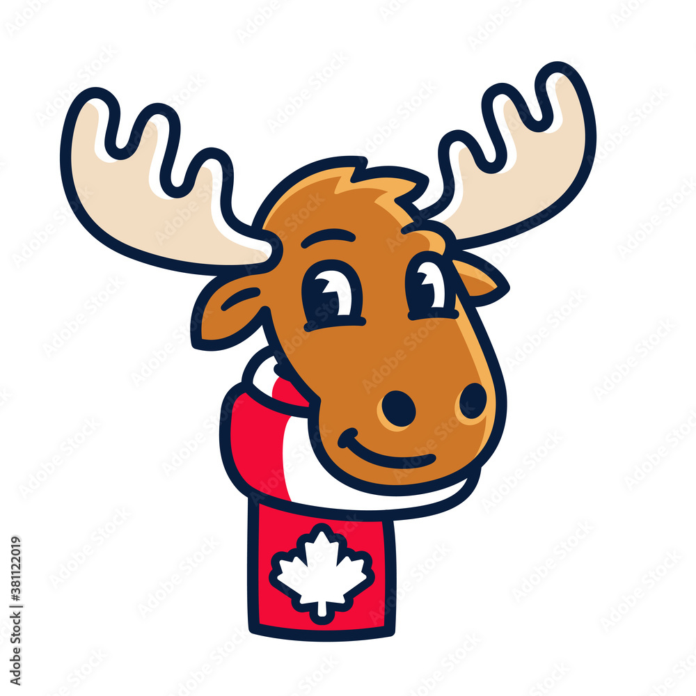 Canada Moose cartoon