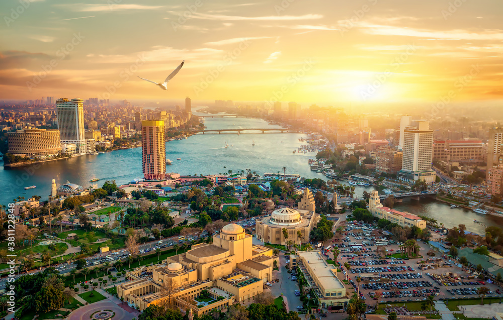 View from the Cairo tower - obrazy, fototapety, plakaty 