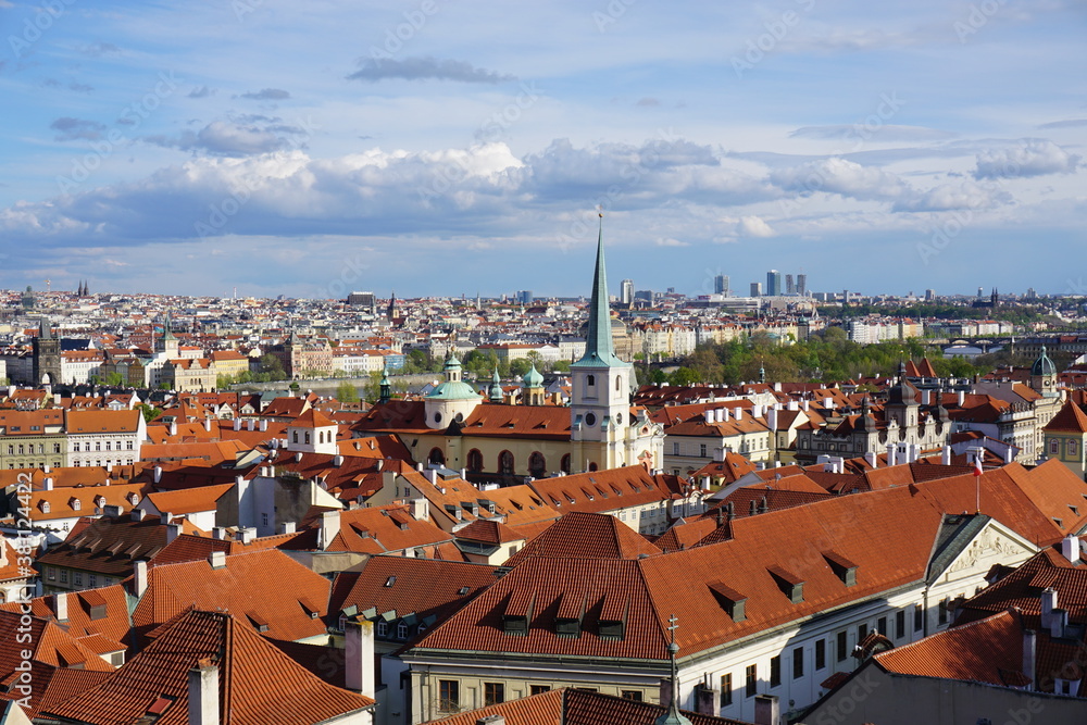 Obraz premium The roofs of Prague