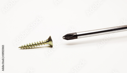 philips screwdriver and self-tapping screw