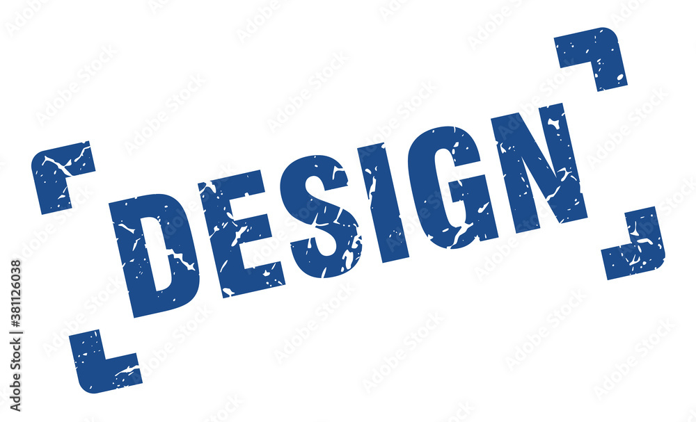 design stamp. square grunge sign isolated on white background design stamp. square grunge sign isolated on white background