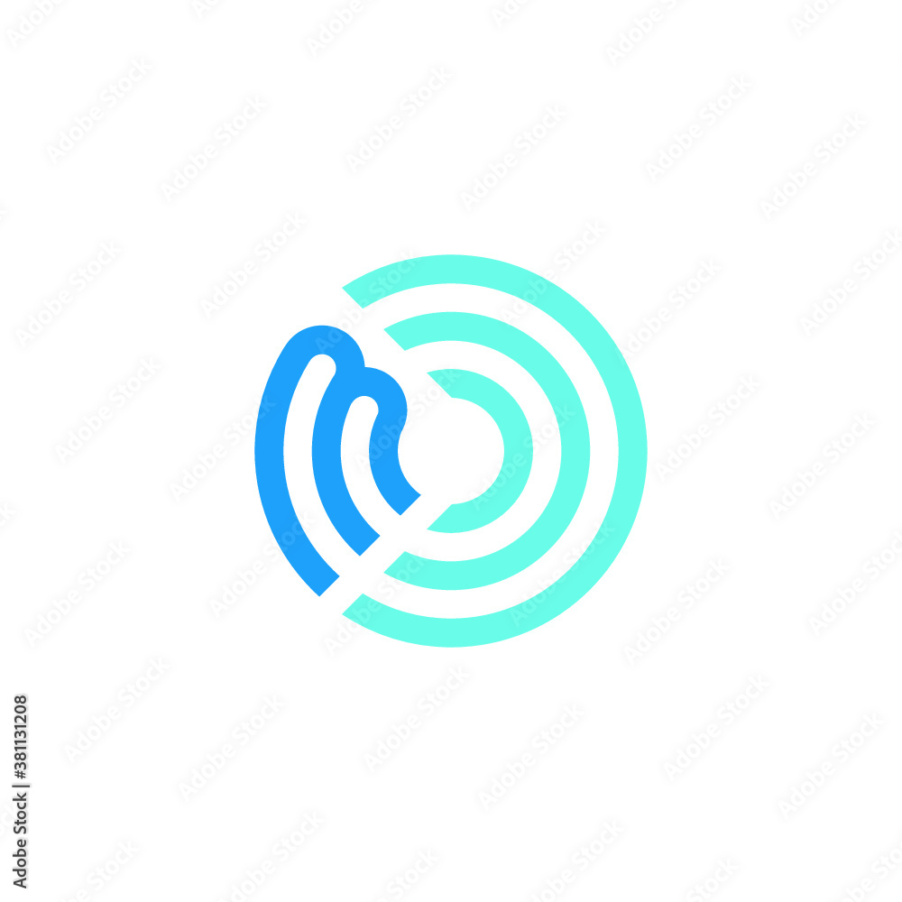 M logo vector circle icon illustrations M logo vector circle icon illustrations