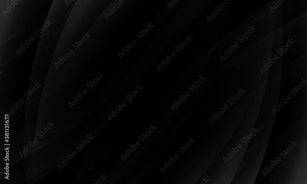 Fototapeta premium Abstract wave gray black dark gradient geometric background.Curved lines graphic design.