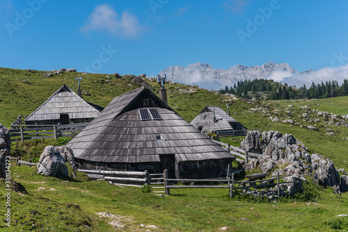 Shepherd's village in Velika Planina, Slovenia