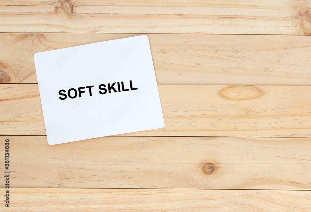 Soft Skill Concept , Human Resource Management , word on white paper Soft Skill Concept , Human Resource Management , word on white paper