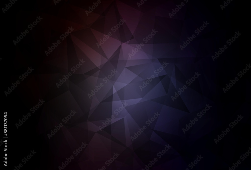 Dark Gray vector abstract polygonal pattern. Dark Gray vector abstract polygonal pattern.