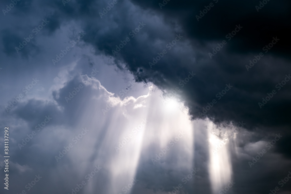 Cloudscape with a Light Cloudscape with a Light