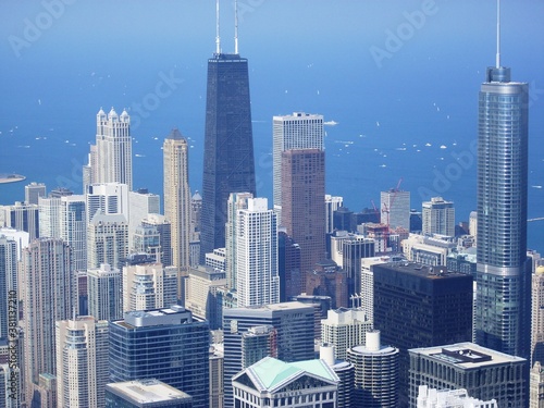 Panoramic view of Chicago, USA