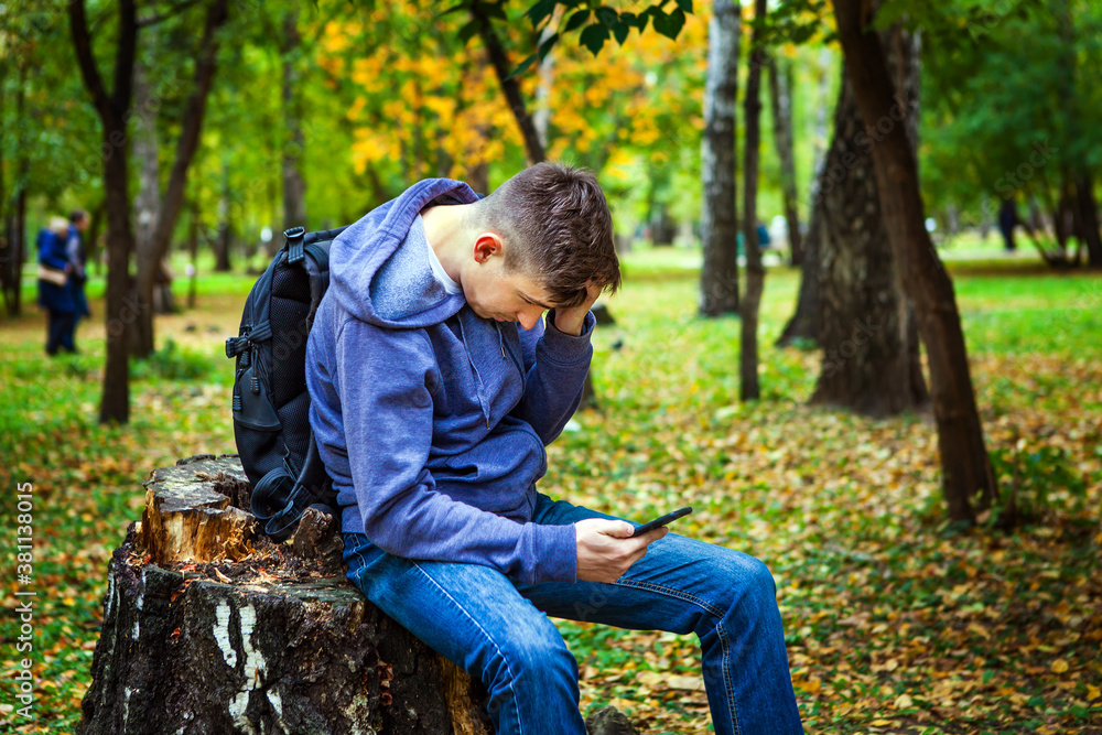 Sad Young Man Sad Young Man