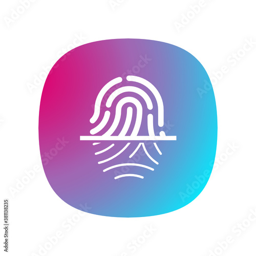 Scan Fingerprint - Button