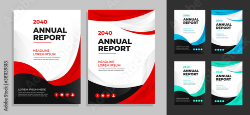 Corporate abstract Annual Report set, Brochure cover, Folder cover, Magazine, Poster, flyer, business proposal cover, portfolio cover, A4 template presentation, vector