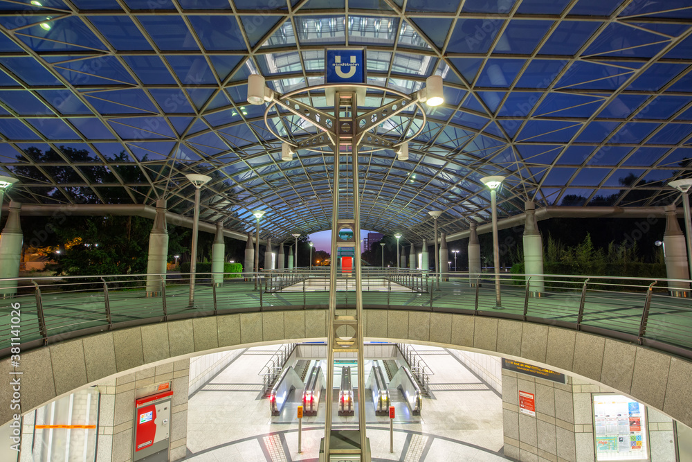 Dortmund Metro MRT Stadtbahn Station Westfalenhallen Stock Photo Adobe Stock