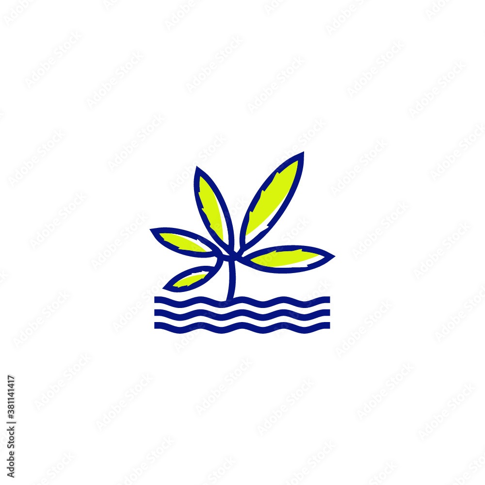 vector logo marijuana icon leaf illustrations vector logo marijuana icon leaf illustrations