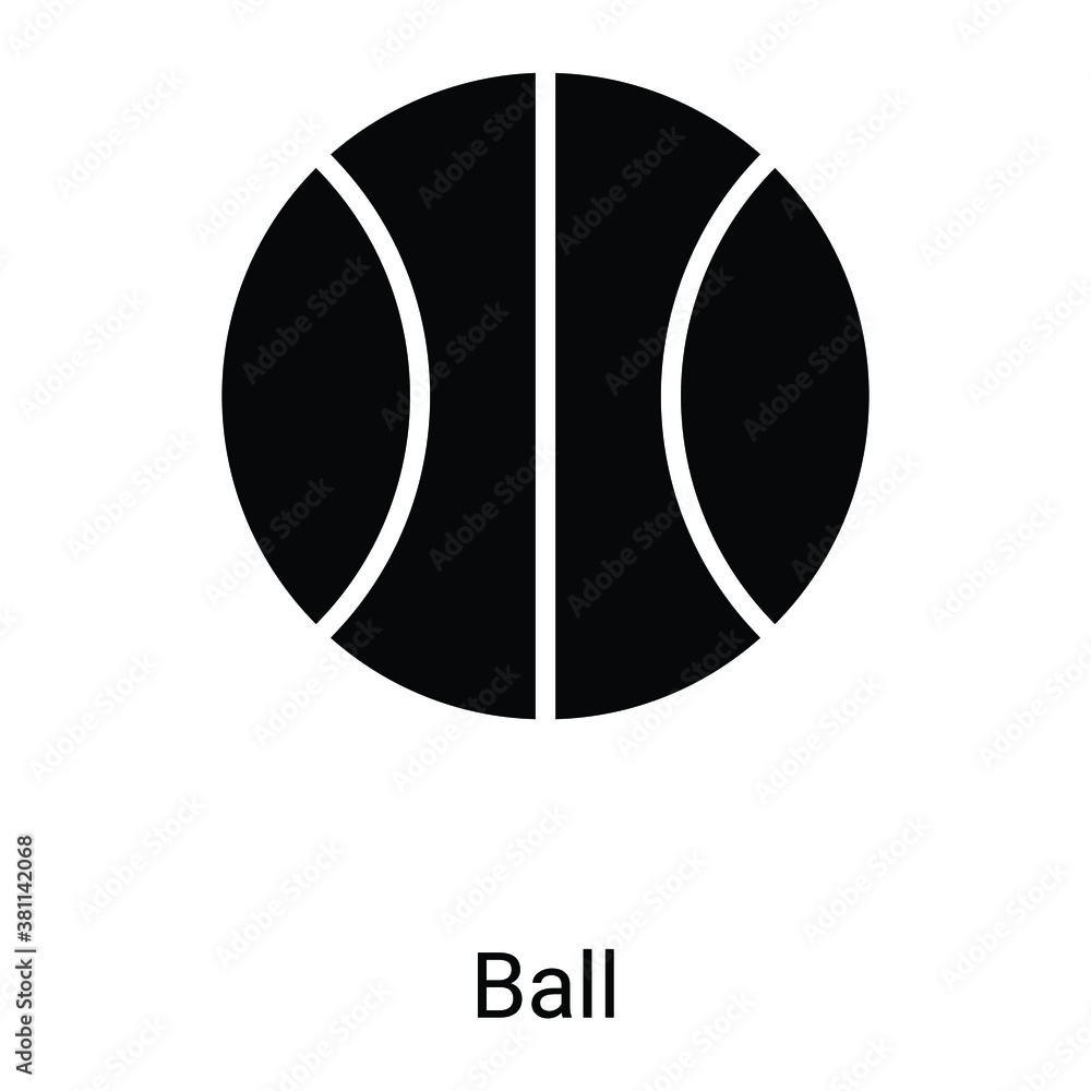 ball glyph icon