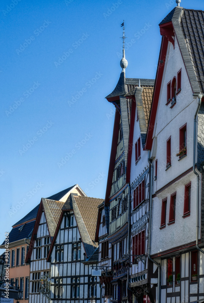 Historische Fassaden in der Altstadt von Bad Münstereifel