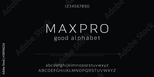 vector alphabet, simply font alphabet