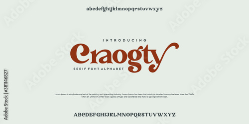 Abstract Fashion font alphabet. Minimal modern urban fonts for logo, brand etc. Typography typeface uppercase lowercase and number. vector illustration
