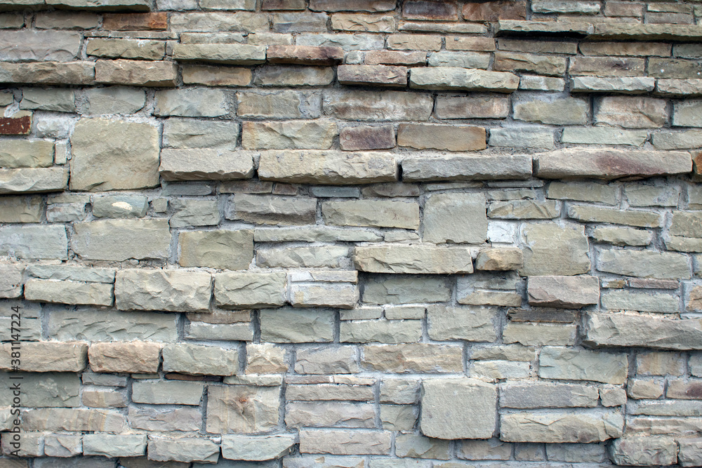 Stone brick tile texture