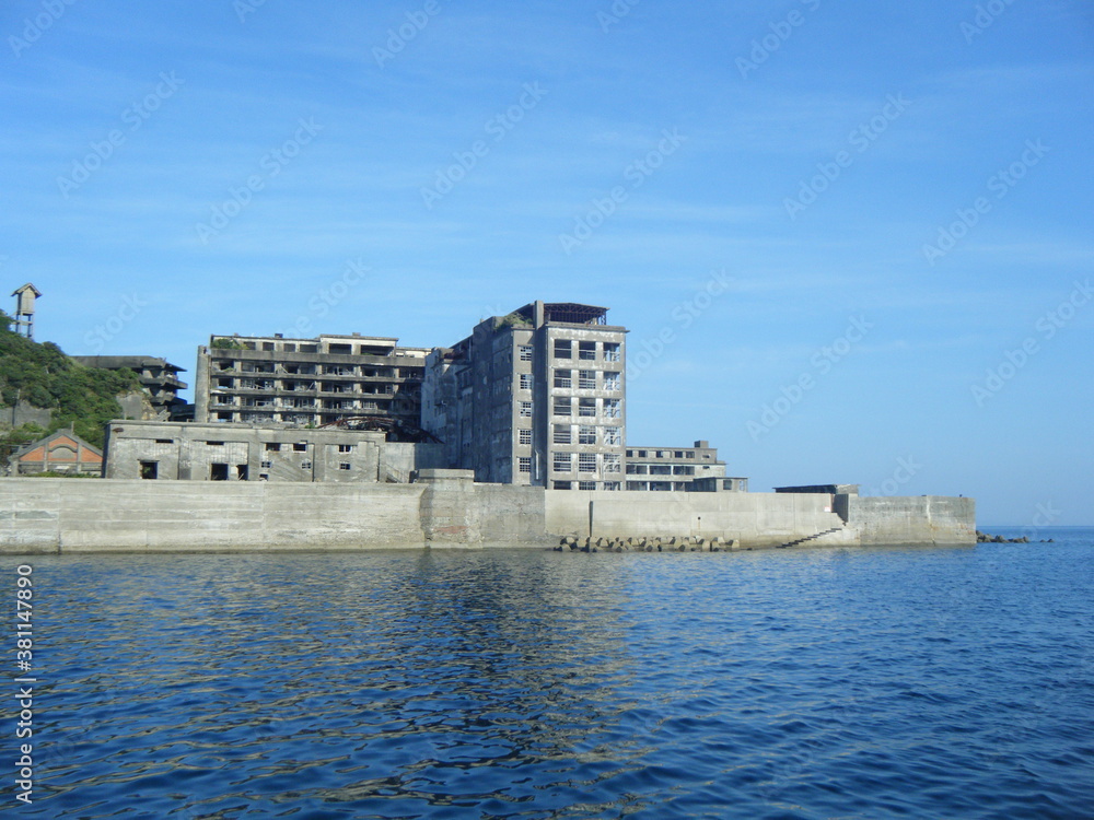 廃墟と化した島 軍艦島（日本 長崎）