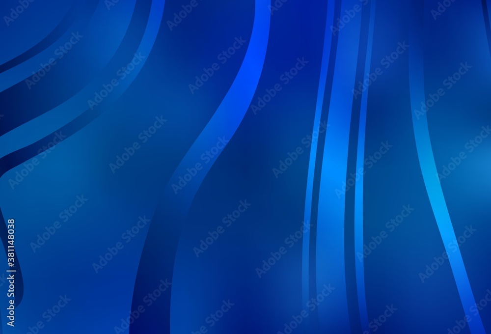 Obraz premium Light BLUE vector colorful abstract background.