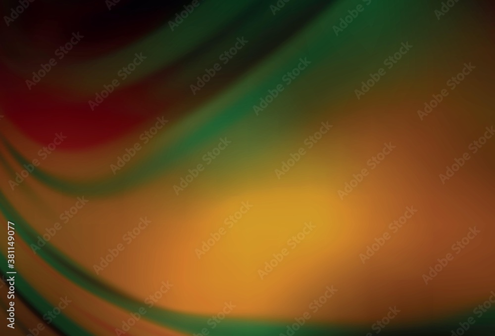Dark Green, Yellow vector abstract layout. Dark Green, Yellow vector abstract layout.