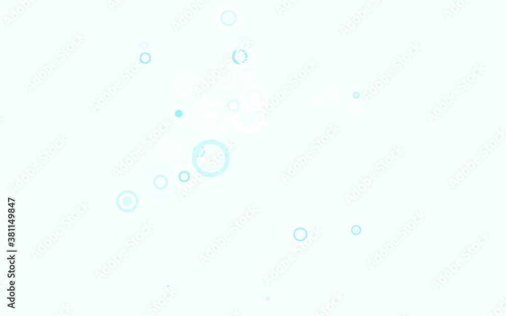 Light BLUE vector template with circles. Light BLUE vector template with circles.