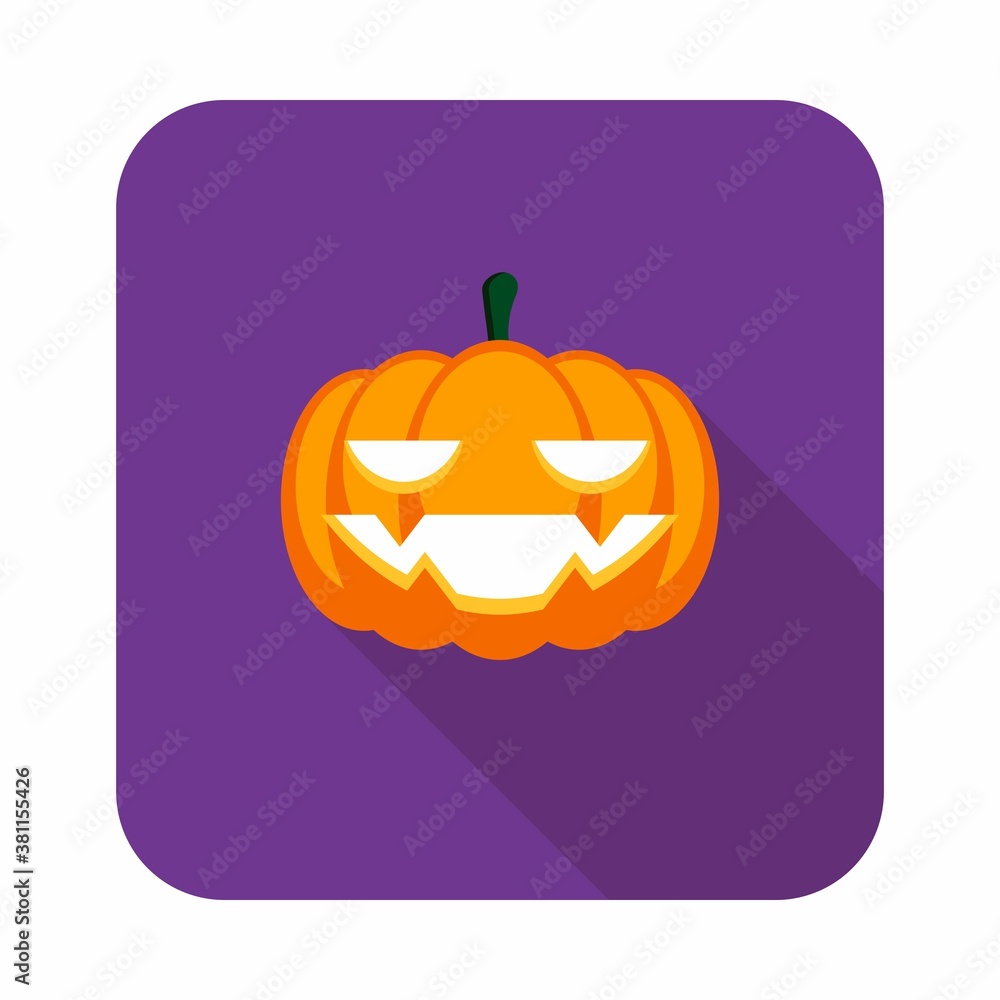 Halloween pumpkin, scary or spooky creepy pumpkins, Halloween holiday. Isolated icon. Halloween pumpkin, scary or spooky creepy pumpkins, Halloween holiday. Isolated icon.
