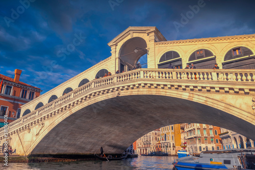 Rialto Bridge in Venice.