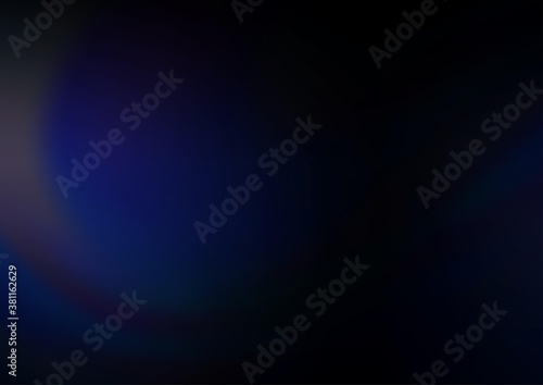 Dark BLUE vector bokeh and colorful pattern. Colorful abstract illustration with gradient. A new texture for your design.