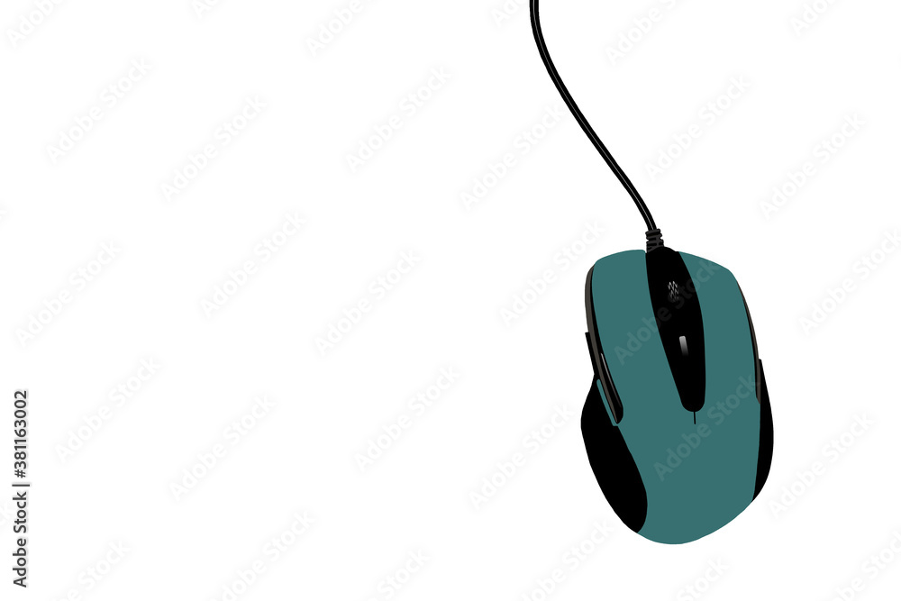 computer mouse on white background copy space,vector illustration computer mouse on white background copy space,vector illustration