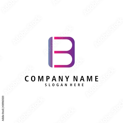 Free Download letter B logo creative illustration template concept template vector design - GFXLoad