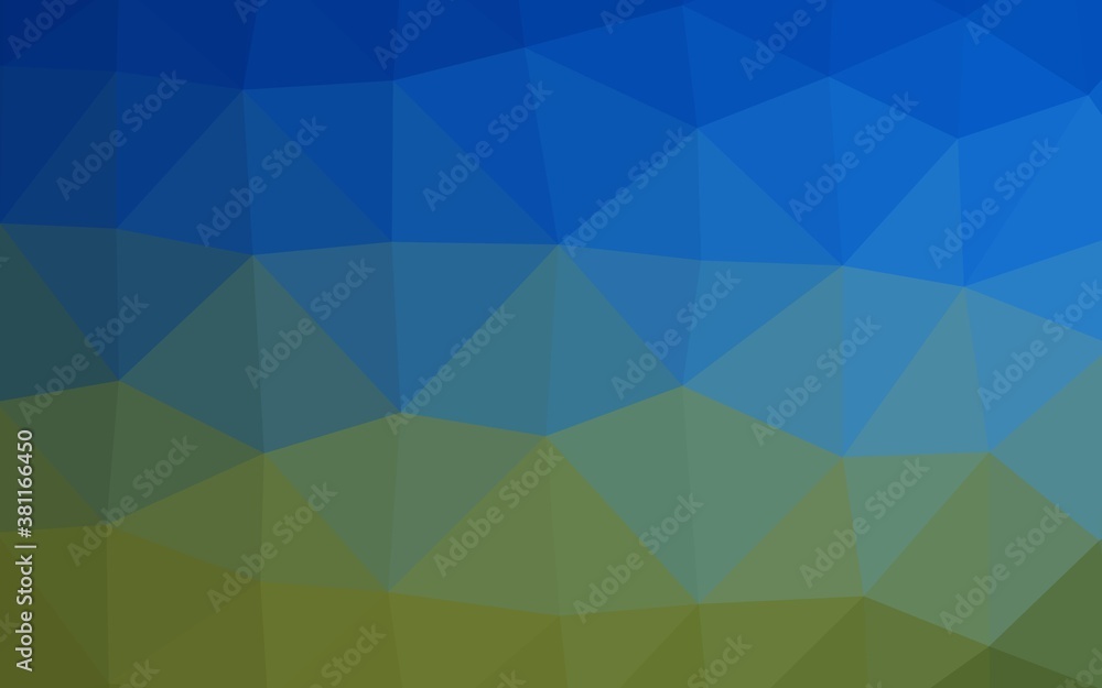 Light Blue, Green vector polygonal template. Creative illustration in halftone style with gradient. Polygonal design for your web site. Light Blue, Green vector polygonal template. Creative illustration in halftone style with gradient. Polygonal design for your web site.