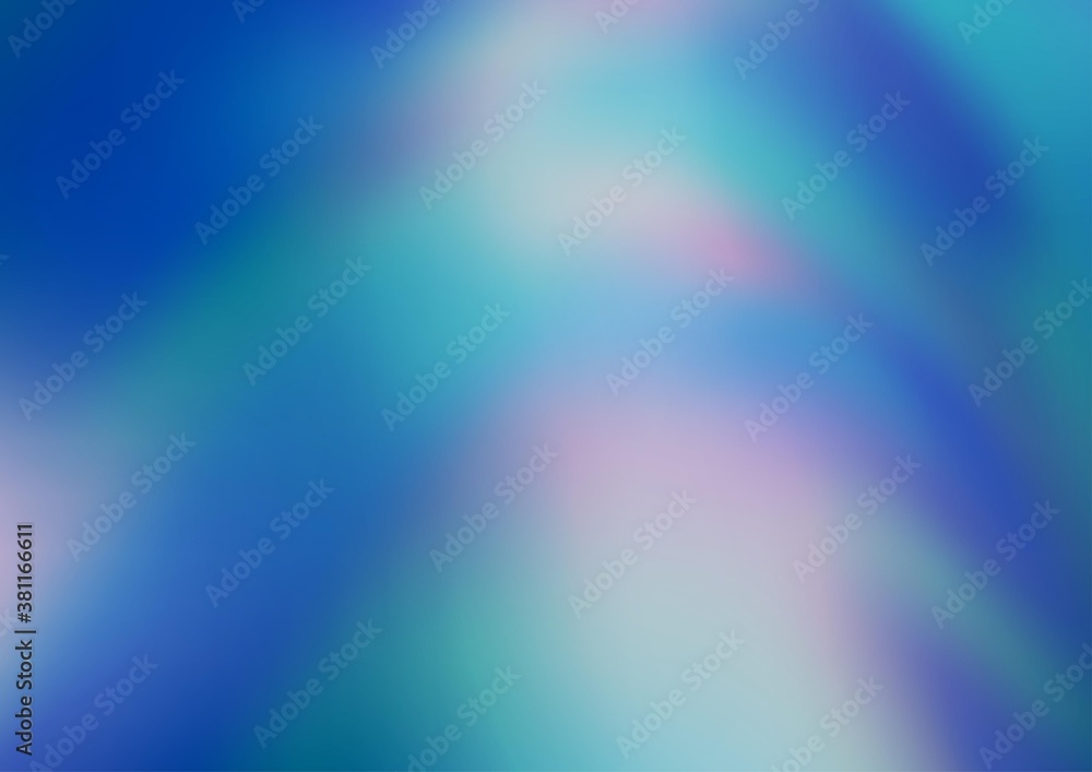 Light BLUE vector abstract blurred template. Colorful abstract illustration with gradient. Brand new design for your business.
