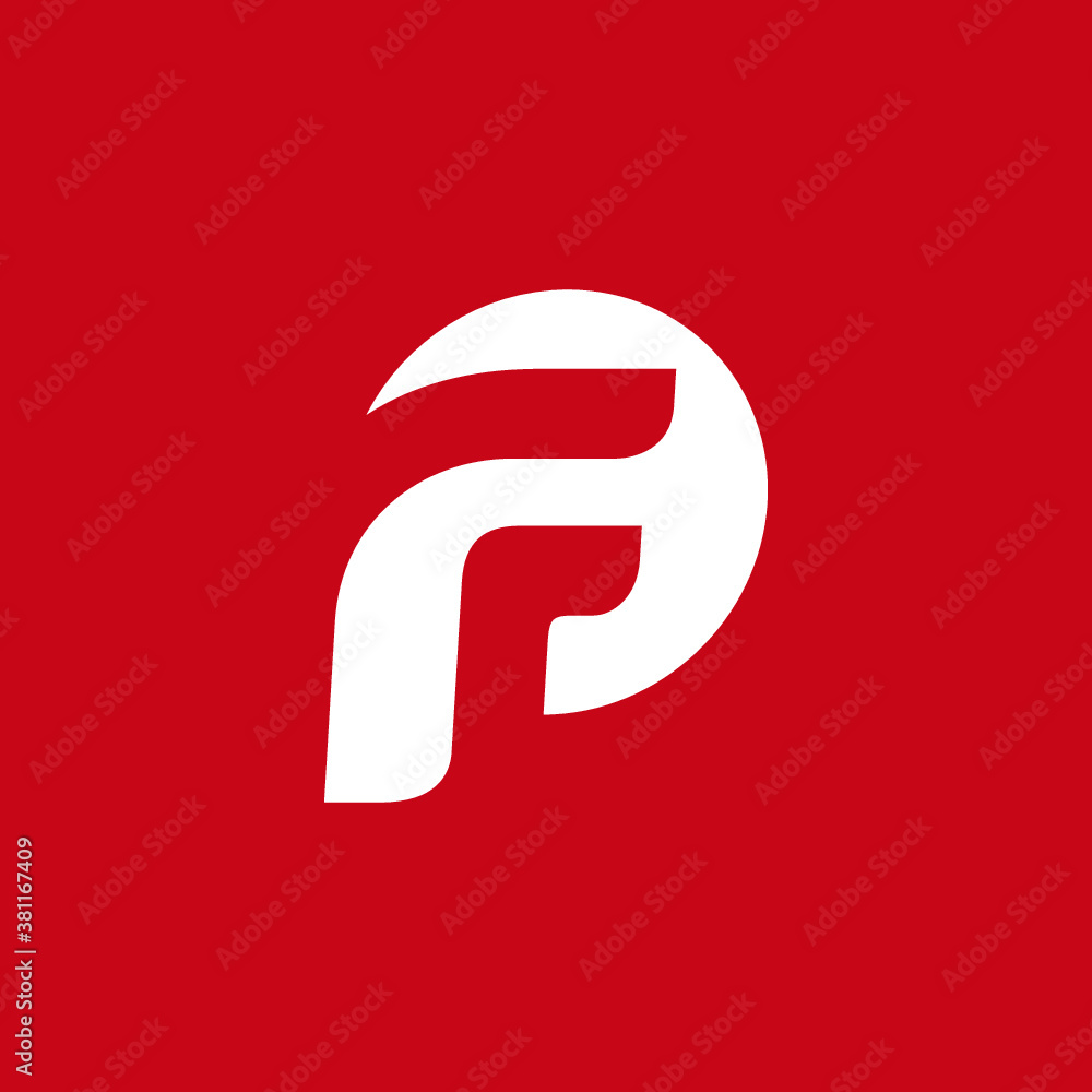 P alphabet logo PF technologies vector icon illustrations P alphabet logo PF technologies vector icon illustrations