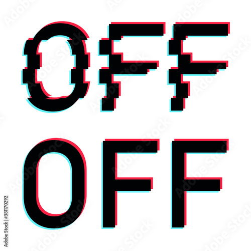 Off glitch text