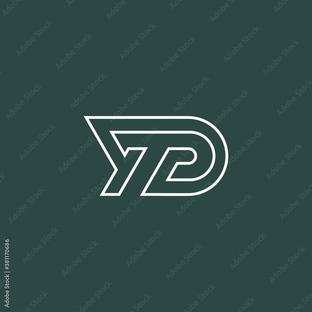 PD alphabet logo lineart P technologies vector icon illustrations PD alphabet logo lineart P technologies vector icon illustrations