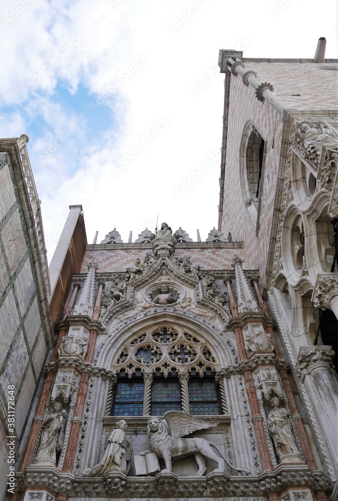 Entrance of the Doge Palace, Venice, Italy