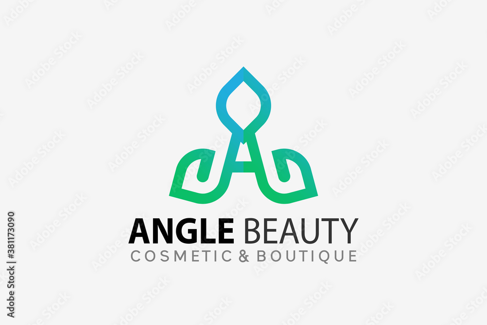 Letter A Beauty Cosmetic Fashion Logo Design Vector Illustration Letter A Beauty Cosmetic Fashion Logo Design Vector Illustration
